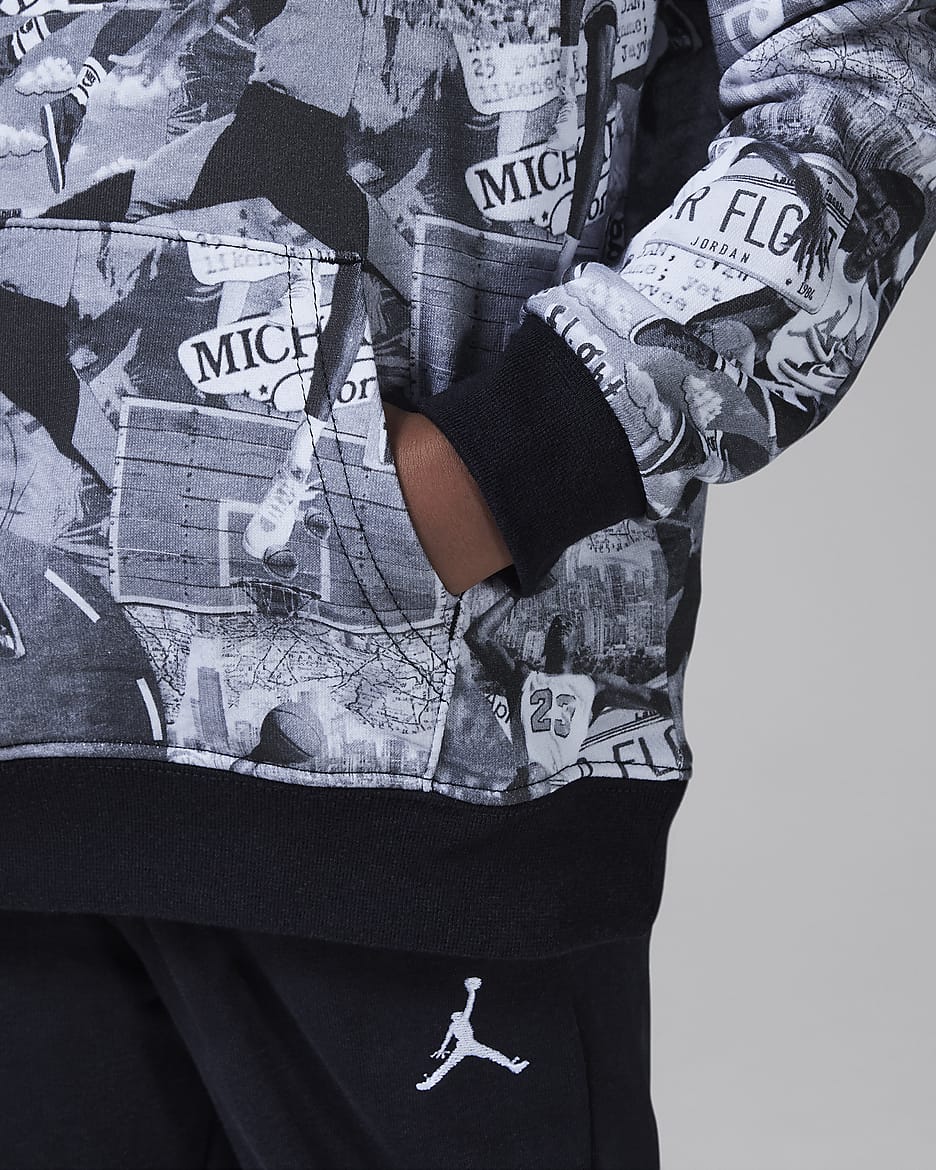 Black and blue jordan hoodie on sale
